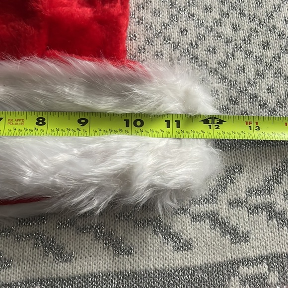 NWT Christmas Santa Hat & Beard Mask Set Red & White Santa Costume Cosplay - Picture 6 of 12